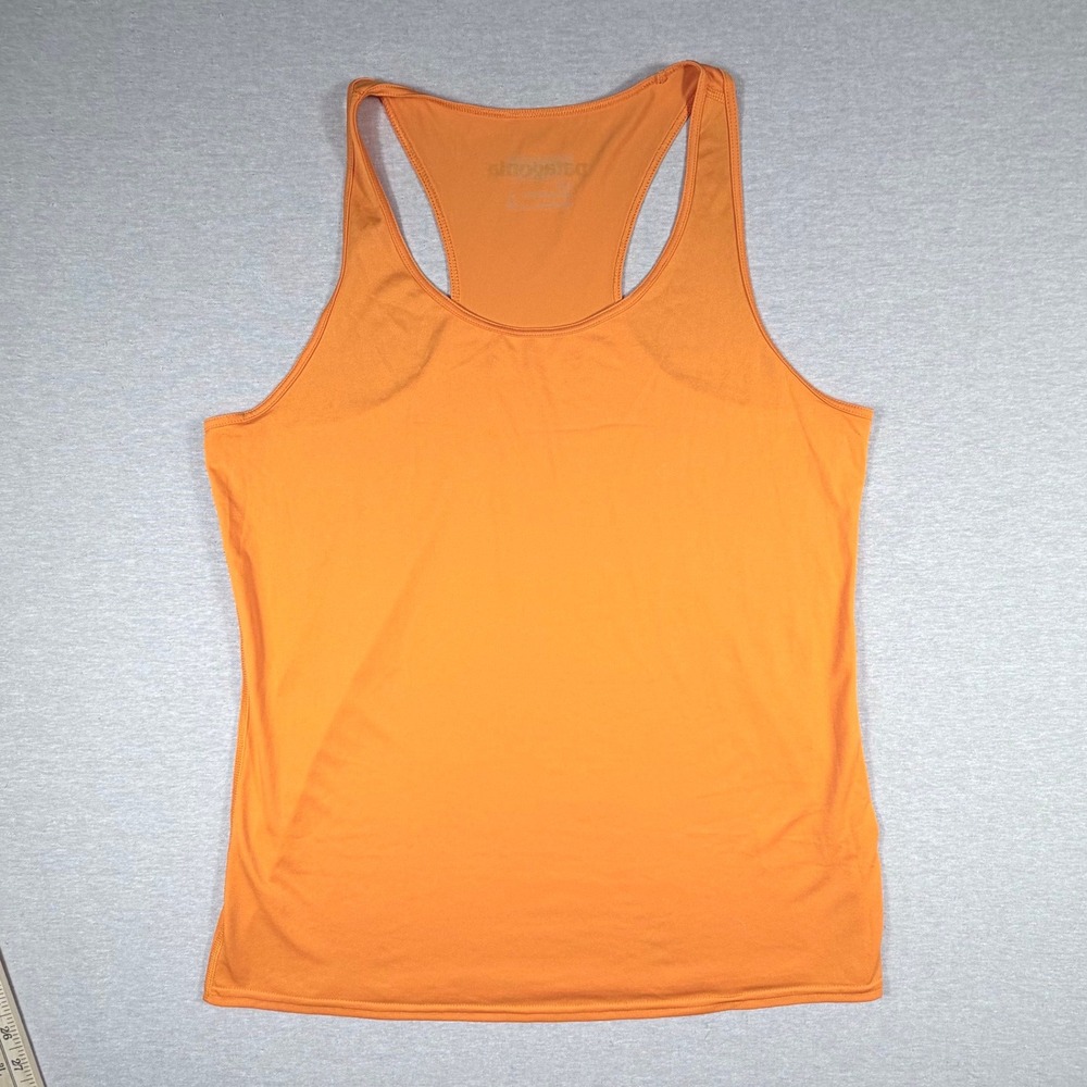 Patagonia Capilene Daily Tank Top Orange Racerback Baselayer Womens Medium